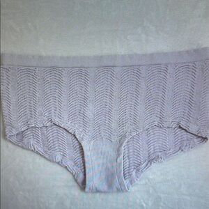 Textured Gray Knit Shorts